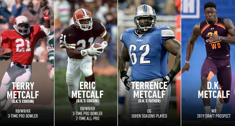 Is DK Metcalf Related to Eric Metcalf and terry Metcalf? Here Is What You Need To Know About