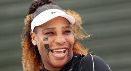 Serena Williams Face Stickers