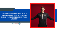 Does the loss of Manuel Neuer make Bayern a less attractive choice to win the 2023 Champions League?
