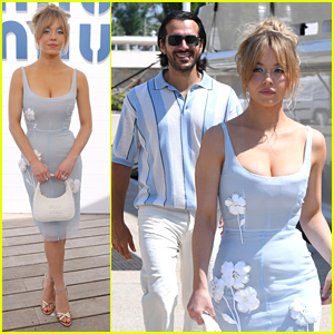 Sydney Sweeney & Fiance Jonathan Davino Have A Matching Moment During