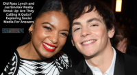Did Ross Lynch and Jaz Sinclair Really Break Up: Are They Calling It Quits? Exploring Social Media For Answers