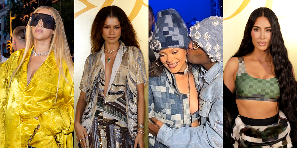Beyonce, Rihanna, Zendaya, Kim Kardashian, & More A-Listers Attend Louis  Vuitton Show in Paris to Support Pharrell! (Photos)