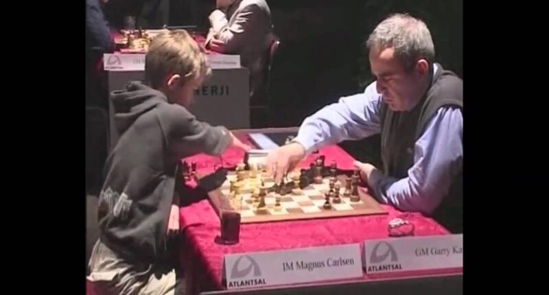 Where 13-year-old Magnus Carlsen Is Bored Playing With Chess Legend Garry Kasparov Now?
