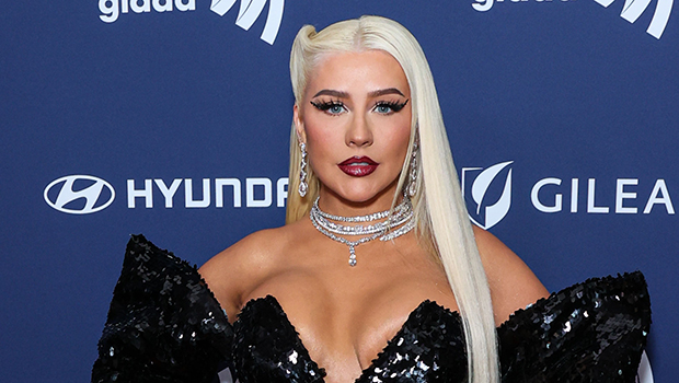 Christina Aguilera Dresses Up as ﻿﻿'Burlesque' Co-Star Cher for Halloween