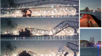 Baltimore Bridge Collapses After Ship Collision