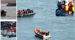 Overloaded Migrant Boat Escapes French Coastguard Near Calais