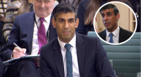 Rishi Sunak faces 90 minutes of questions from senior MPs on parliament's Liaison Committee