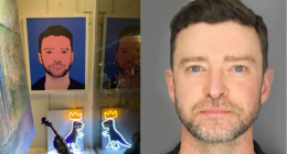 Justin Timberlake's DUI Mugshot Transformed into Acclaimed Pop Art in Hamptons Gallery