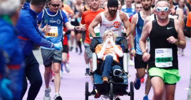Hollywood Star Colin Farrell Completes Dublin Marathon Pushing Friend in Wheelchair