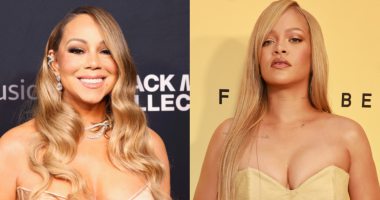 Rihanna and Mariah Carey Share Hilarious Moment at Christmas Concert