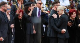 Sharon Osbourne Overcome With Grief at Ozzy’s Funeral