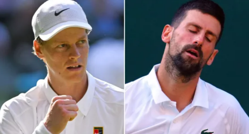 Sinner Crushes Ailing Djokovic for Wimbledon Final vs Alcaraz