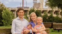 Mayor Jacob Frey Wife Sarah Clarke And 2 Children