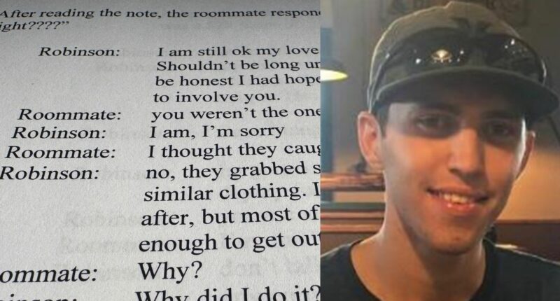 Was Charlie Kirk Shooter Tyler Robinson Texts To Roommate Real