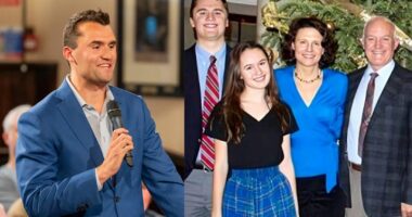 Were Charlie Kirk Parents And Sister At His Memorial Service