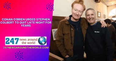 conan o'brien urged stephen colbert to quit late night
