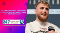 Jake Paul Current Net Worth Explored After Joining Trump at Kentucky Rally