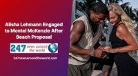 Alisha Lehmann Engaged to Montel McKenzie After Beach Proposal