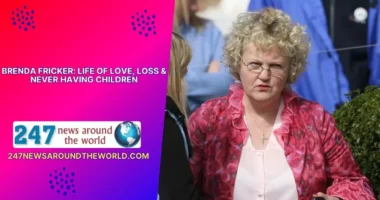 Brenda Fricker walking on the street