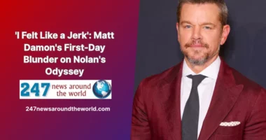 'I Felt Like a Jerk' Matt Damon's First-Day Blunder on Nolan's Odyssey