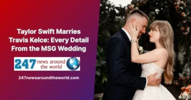 Taylor Swift and Travis Kelce married at Madison Square Garden on July 3, 2026, with Adam Sandler officiating. Inside the guest list, vows...