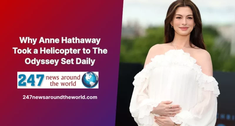 Why Anne Hathaway Took a Helicopter to The Odyssey Set Daily