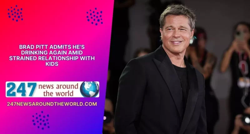 brad pitt drinking again amid strained relationship with kids