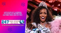 Justus Kelley Husband Tyler Kelley Behind Her Historic Miss USA Victory