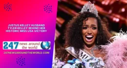 Justus Kelley Husband Tyler Kelley Behind Her Historic Miss USA Victory