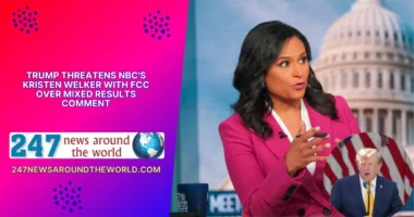 Trump Threatens NBC's Kristen Welker With FCC Over Mixed Results Comment