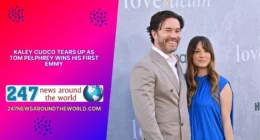 Kaley Cuoco Tears Up as Tom Pelphrey Wins His First Emmy