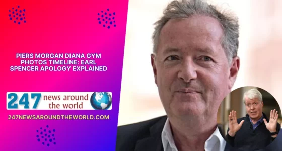 Piers Morgan Diana Gym Photos Timeline Earl Spencer Apology Explained