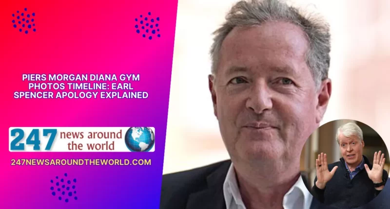 Piers Morgan Diana Gym Photos Timeline Earl Spencer Apology Explained