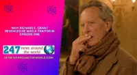Why Richard E. Grant revealed he was a Traitor in episode one